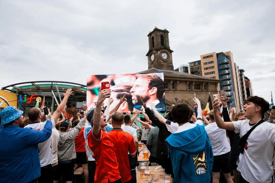 12 Places to Watch Euro 2024 Games in Newcastle (Image: Lucozade Euro Fan Zone)