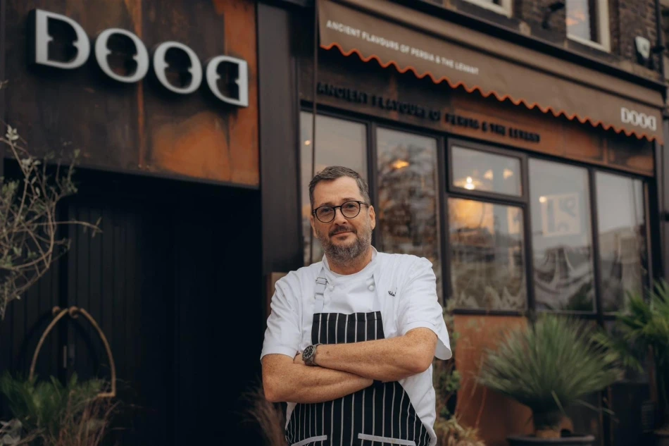 Colin Clague pictured outside new restaurant DOOD on the banks of the iconic River Tyne