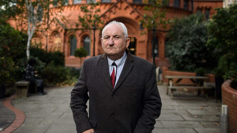 Big Issue founder John Bird, Photo courtesy of Big Issue Group