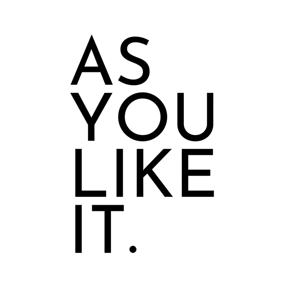 AS you like it logo