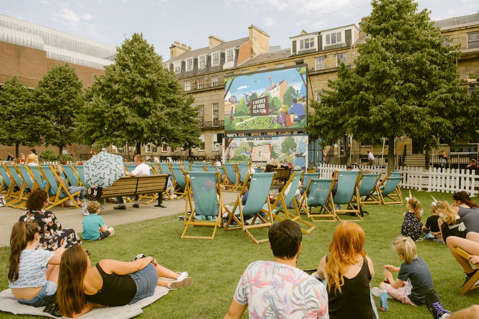 NE1's Screen On The Green at Old Eldon Square