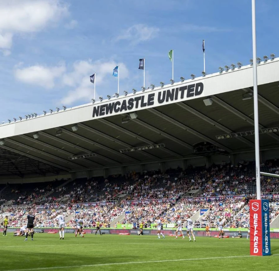 Top corner view from inside St James Park