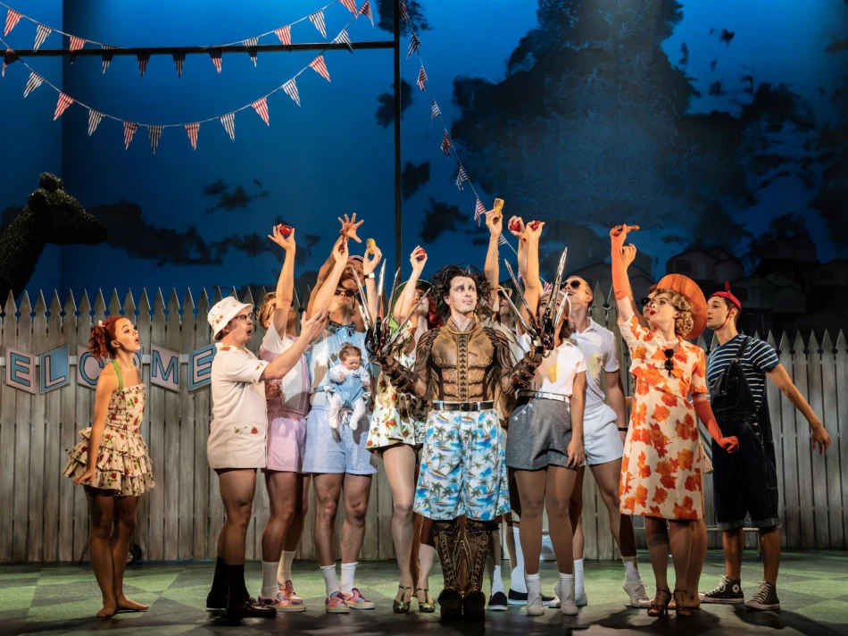 Company of EDWARD SCISSORHANDS Devised, Directed and Choreographed by Matthew Bourne. Photo by Johan Persson